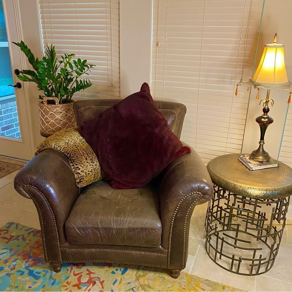Pottery Barn Vintage Faux Fur Pillow Cover with Pillow Insert